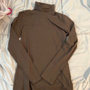 Brown Turtle Neck